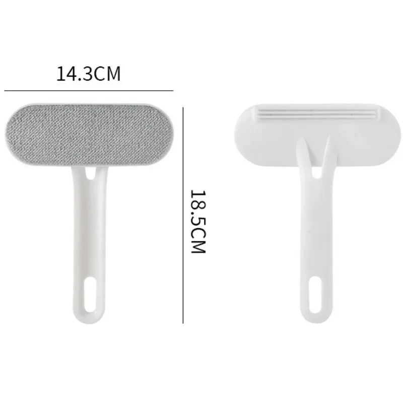 Cat Brush Pet Hair Remover Double-Sided Cat Hair Brush Pet Grooming Dog Brushes Sofa Wool Scraper Wool Collector Pet Accessories