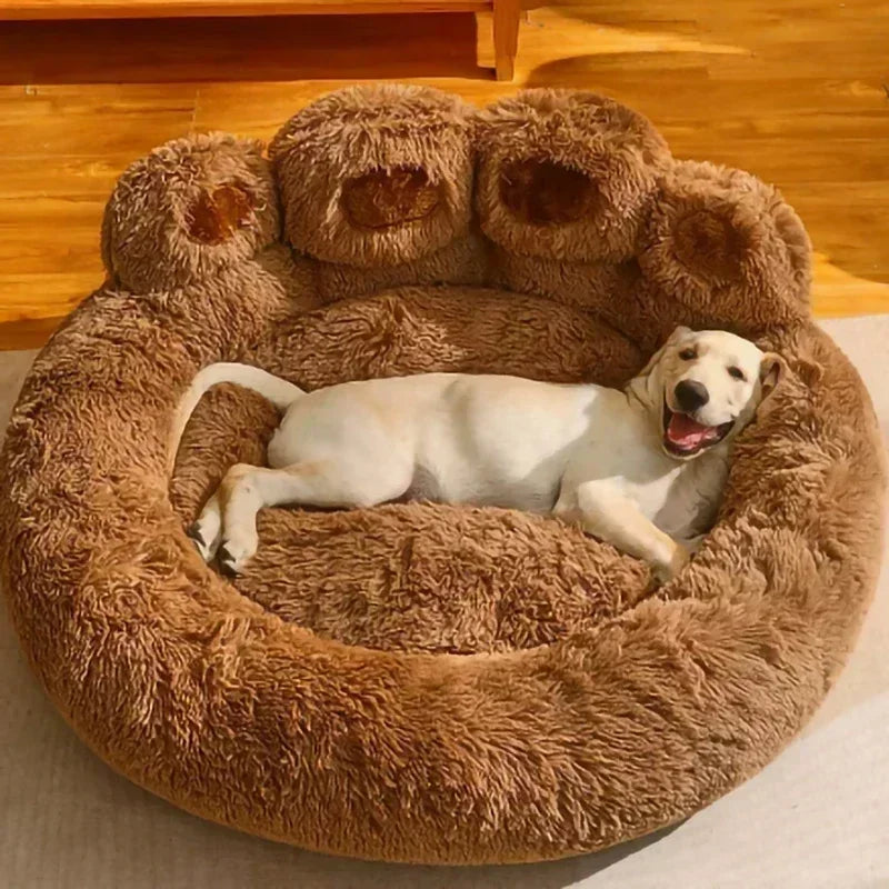 Winter Warm Dog Sofa Bed Small Medium and Large Dog Plush Sleeping Kennel Comfortable Soft Detachable and Washable Pet Nest