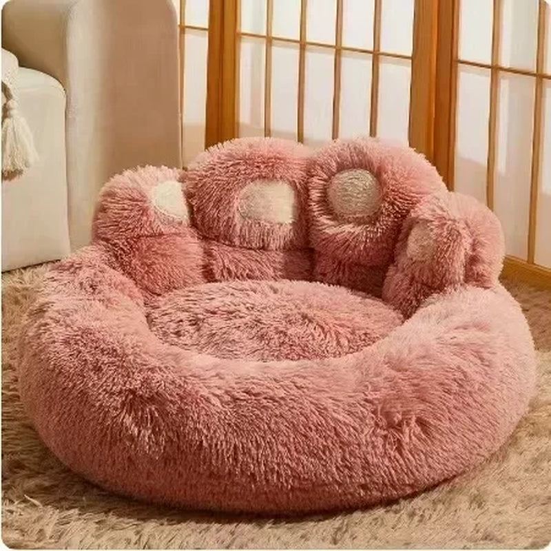 Winter Warm Dog Sofa Bed Small Medium and Large Dog Plush Sleeping Kennel Comfortable Soft Detachable and Washable Pet Nest