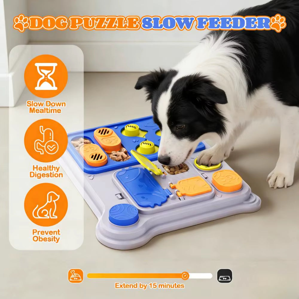 Dog Puzzle Toy & Pet Feeder - Treat Dispensing Toy for IQ Training, New Arrival, Ideal for Small/Medium Dogs