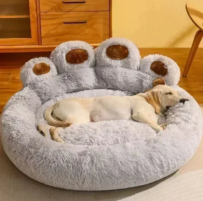 Winter Warm Dog Sofa Bed Small Medium and Large Dog Plush Sleeping Kennel Comfortable Soft Detachable and Washable Pet Nest