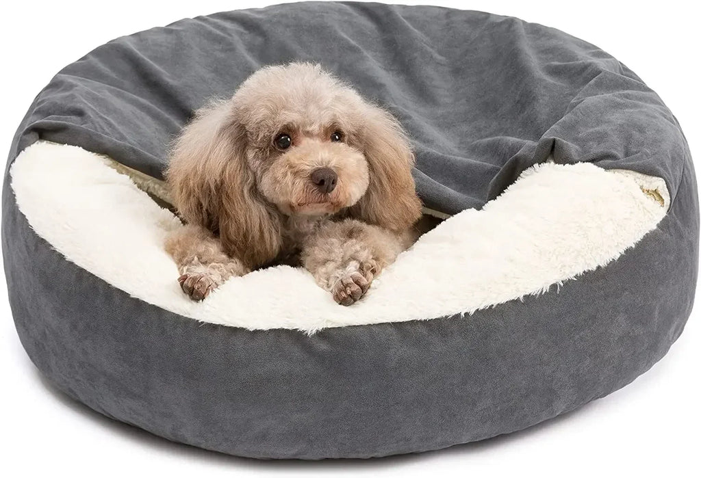 Semi-Closed Dog Kennel Pet Sleeping Pad Kitten Puppy Winter Warm Nest Litter Mat Plush Dirty Resistant Pet Bed Kennel
