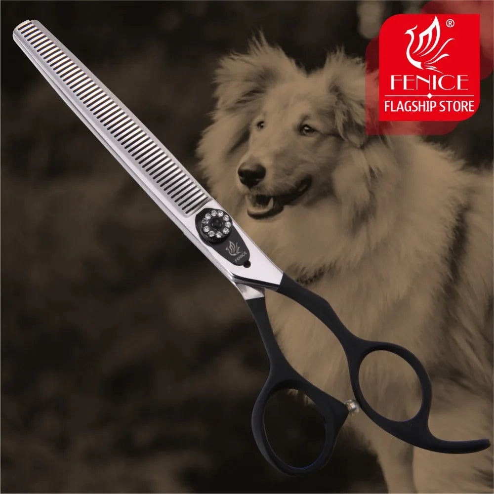 High Quality Pet Hair Thinning Scissors 7.0 7.5 Inch Professional Japan 440C Shears for Dog Grooming Cutting