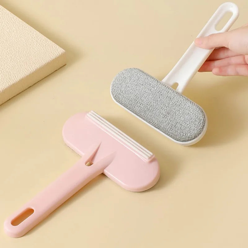 Cat Brush Pet Hair Remover Double-Sided Cat Hair Brush Pet Grooming Dog Brushes Sofa Wool Scraper Wool Collector Pet Accessories