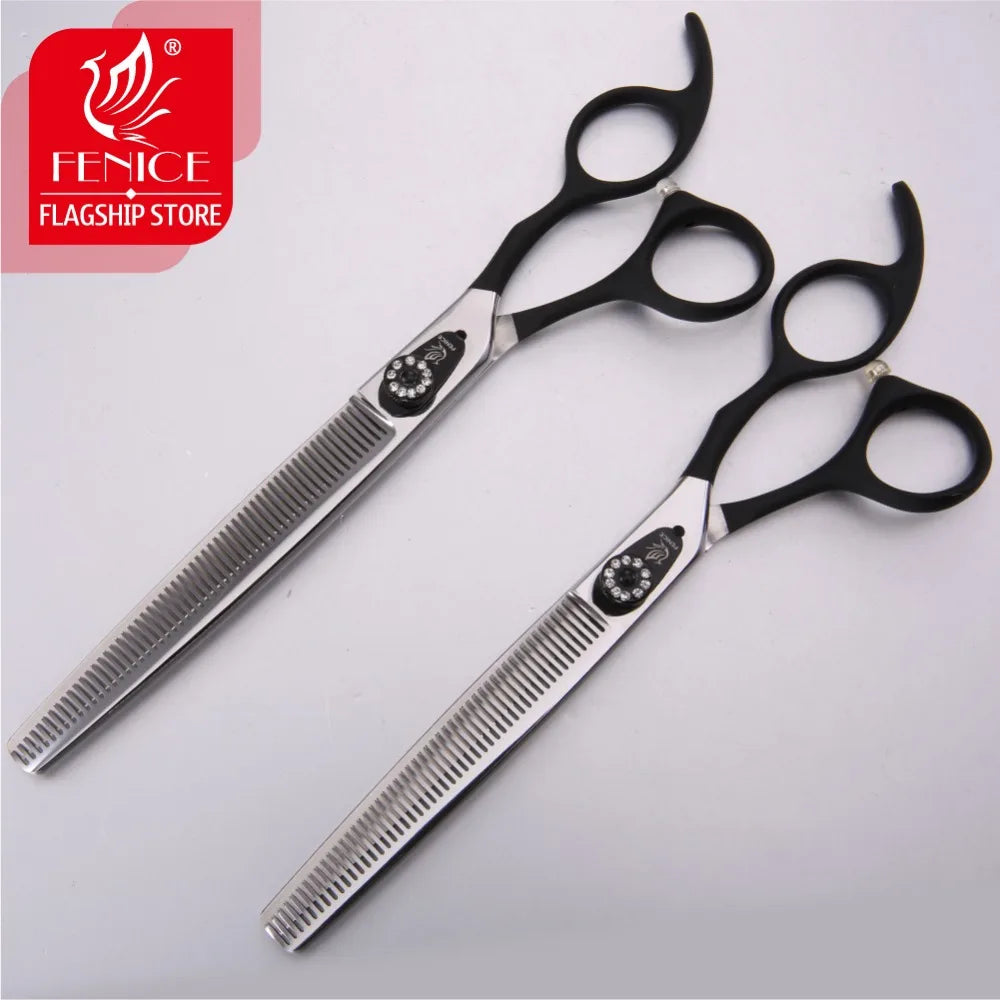 High Quality Pet Hair Thinning Scissors 7.0 7.5 Inch Professional Japan 440C Shears for Dog Grooming Cutting